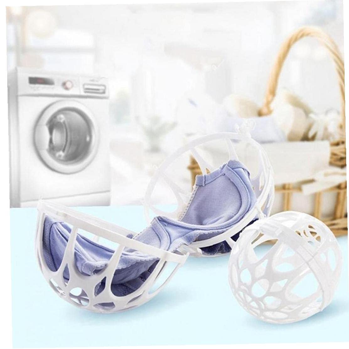 Froiny Women's Underwear Washing Balls - 2 Pack Spherical Laundry Bag Protectors for Delicates, Lingerie & Socks (Random Colors) - Gentle Wash Protection for Bras, Panties & Delicate Fabrics