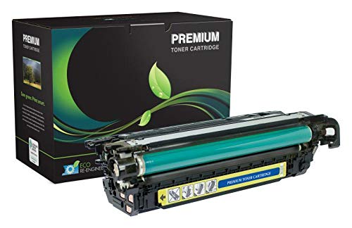 High-Yield Remanufactured Yellow Toner Cartridge for HP CE262A/648A - Compatible with HP Printers - Office & Home Printing Solution