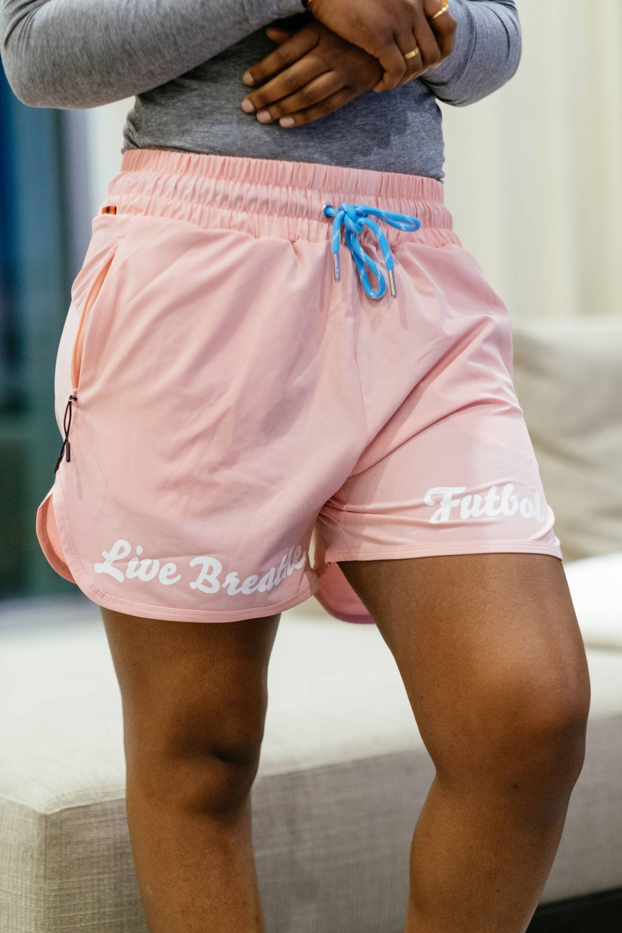 Live Breathe Futbol Women's Maestro Shorts - Turbo Palermo Pink | Breathable Soccer Shorts for Women | Perfect for Training, Matches & Casual Wear