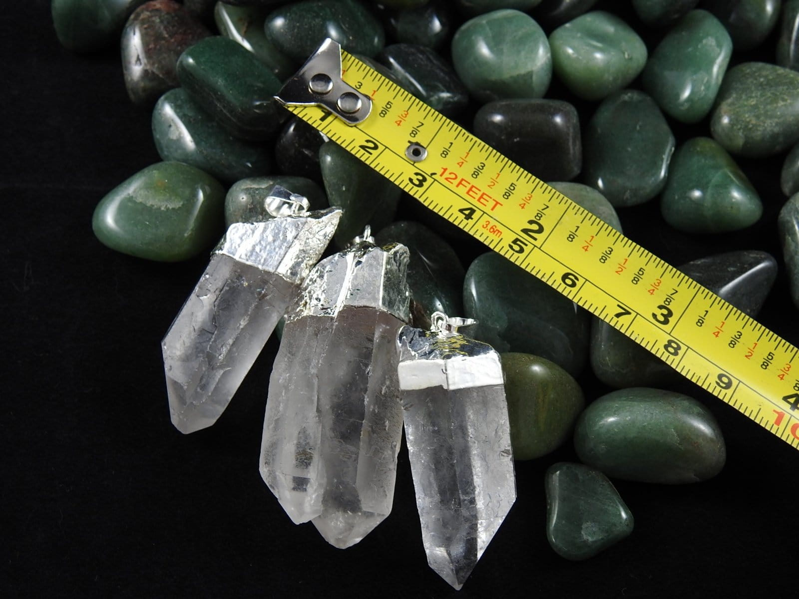 Natural Clear Quartz Crystal Pendant Necklace for Women - Healing Stone Jewelry for Meditation, Energy & Spiritual Balance | Perfect Gift for Yoga & Reiki Practitioners