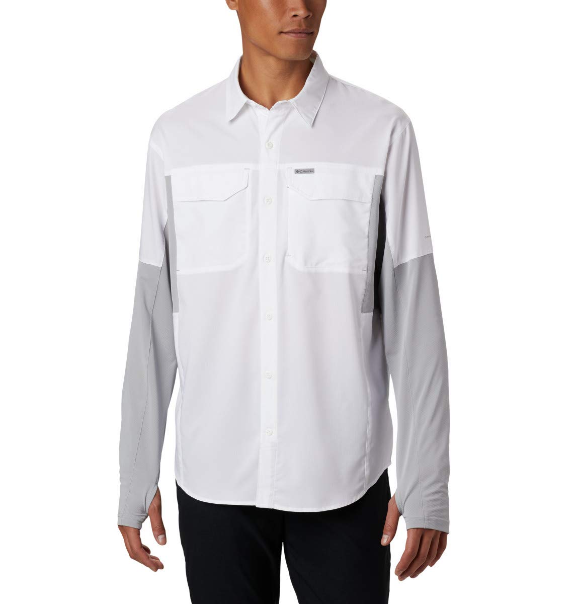 Columbia Men's Silver Ridge Lite Hybrid Shirt - Moisture Wicking Quick-Dry Hiking & Outdoor Shirt for Camping, Fishing & Adventure Travel