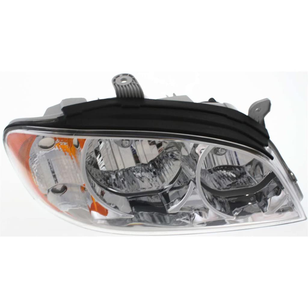 2002-2004 Kia Spectra Headlights Pair - Driver & Passenger Side for Sedan | Perfect Fit Replacement for Night Driving