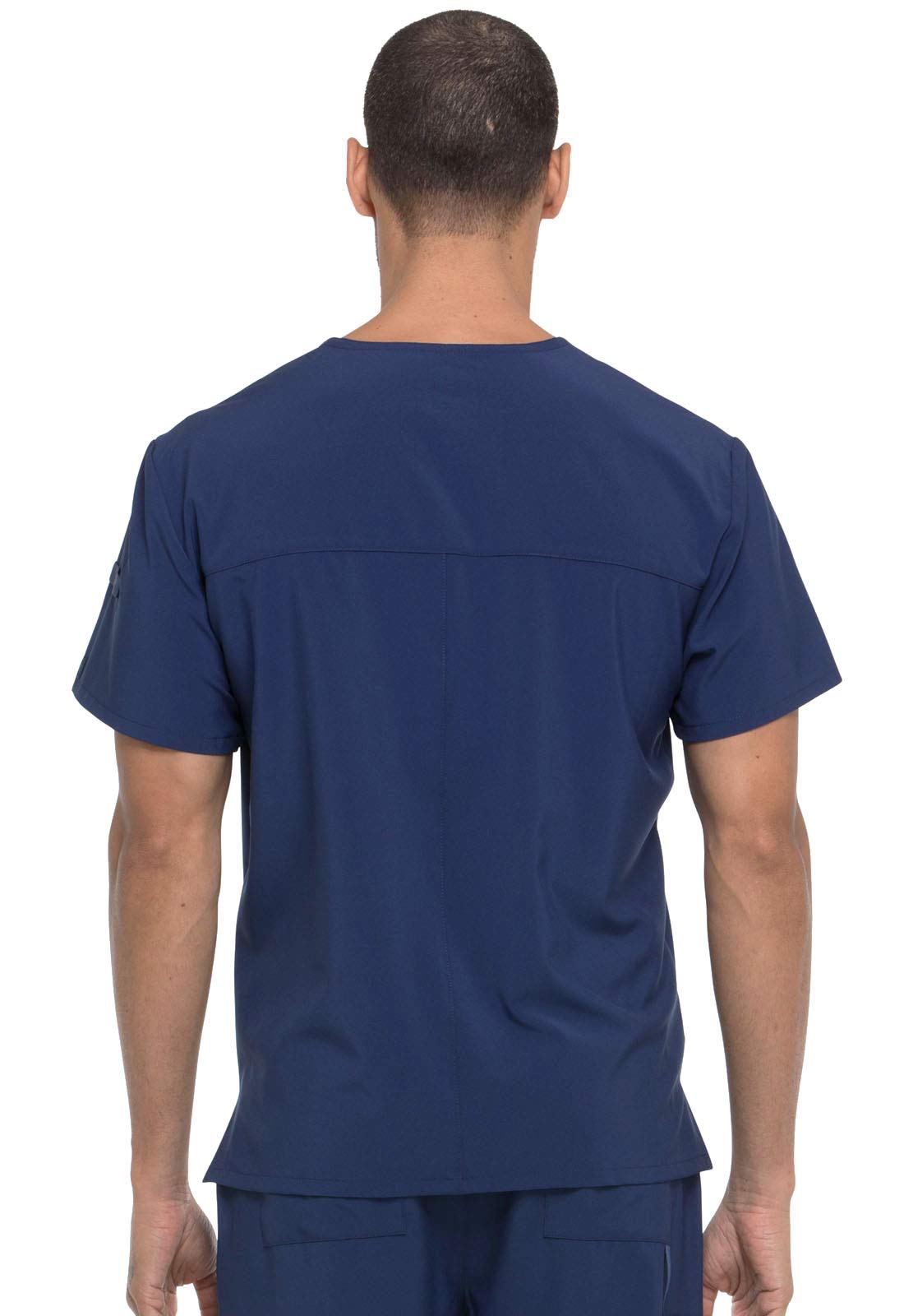 Dickies EDS Essentials Men's Scrubs Top - Tuckable V-Neck Work Shirt DK635 - Perfect for Nurses, Doctors & Medical Professionals