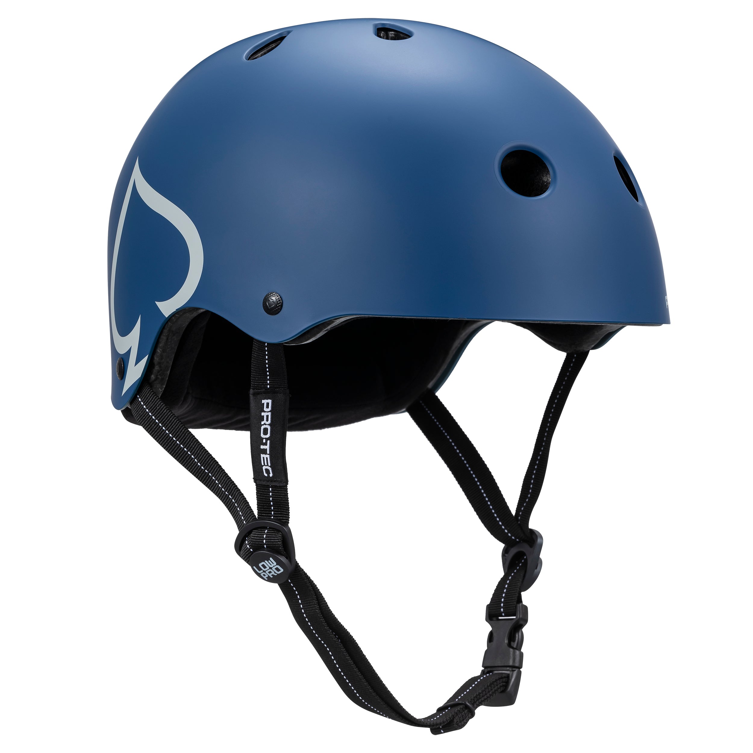 LOW PRO Certified Helmet - Matte Blue - Lightweight & Safe Bike Helmet for Adults - Perfect for Cycling, Commuting & Outdoor Sports