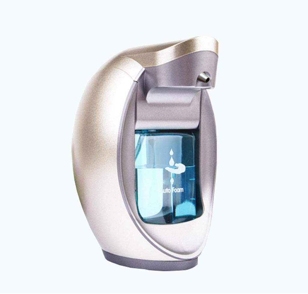 YFMMM Automatic Soap Dispenser 800ml - Touchless Hand Sanitizer Dispenser with Motion Sensor for Kitchen, Bathroom, Office & School - Silver | Hygienic Hands-Free Solution for Home & Public Spaces