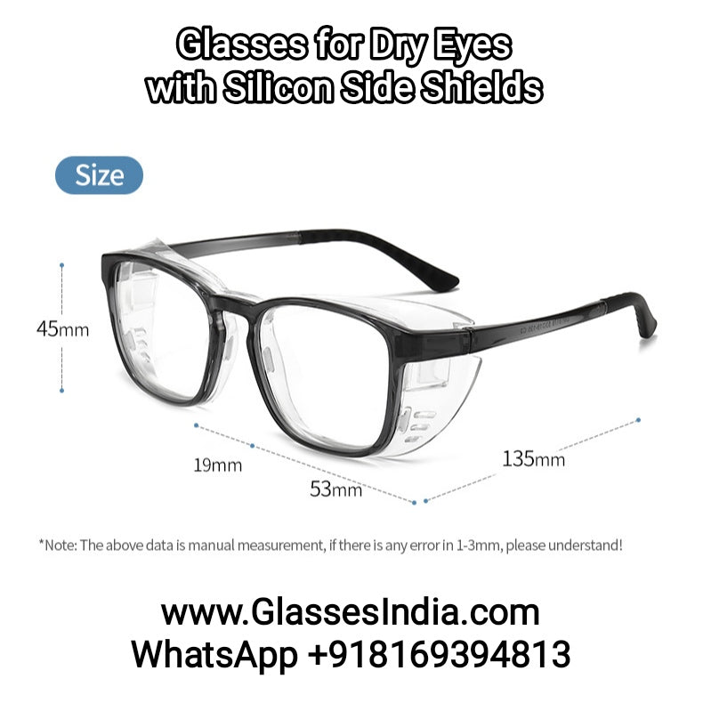 Blue Light Blocking Glasses for Computer & Screen Use - Anti Eyestrain, Moisturizing Wet Room Lens, Anti Pollen Eye Protection - Prescription Frame Ready for Work & Gaming