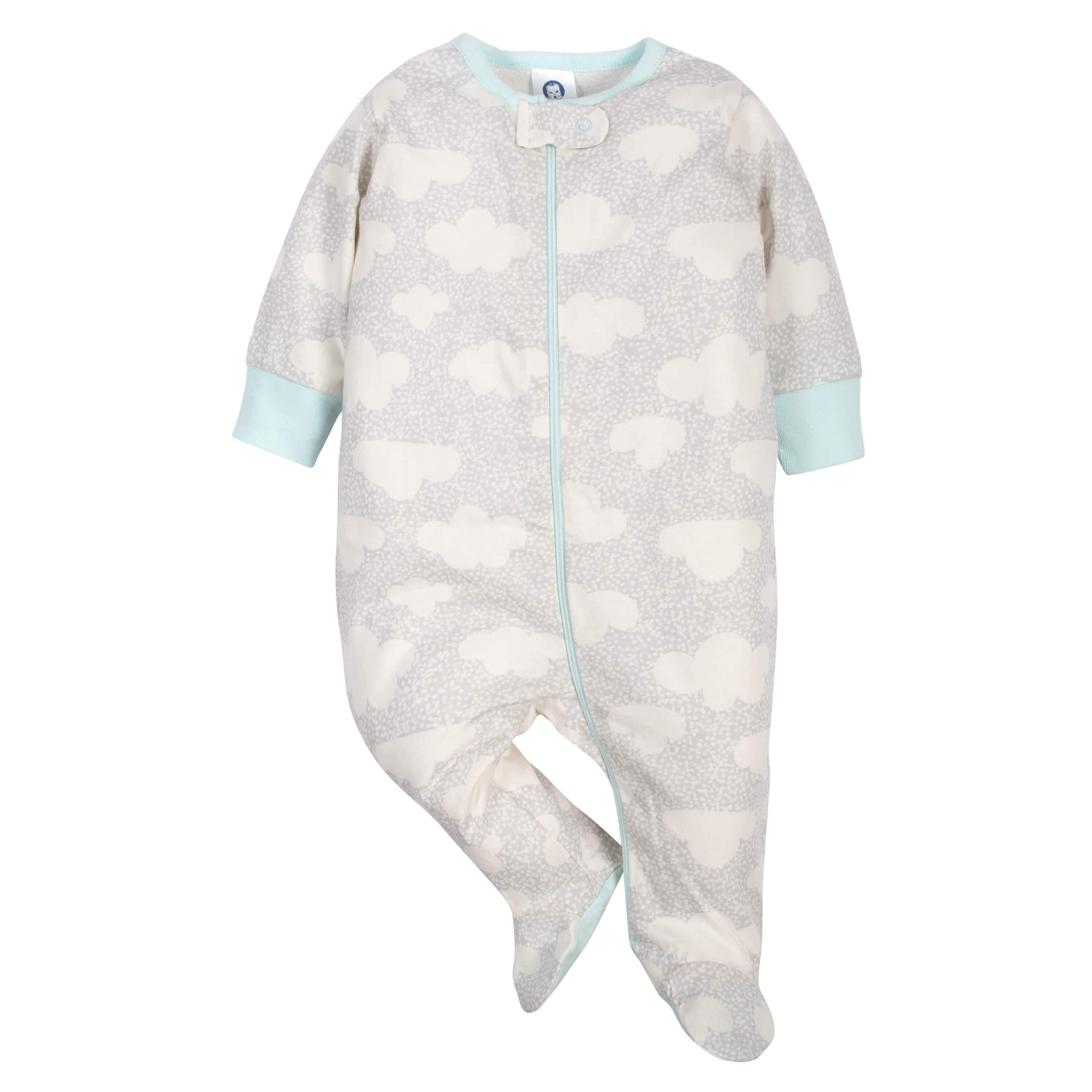 3 Pack Baby Giraffe Sleep 'N Plays - Soft Cotton Footie Pajamas for Newborns & Infants - Perfect for Nursery, Bedtime & Photo Shoots