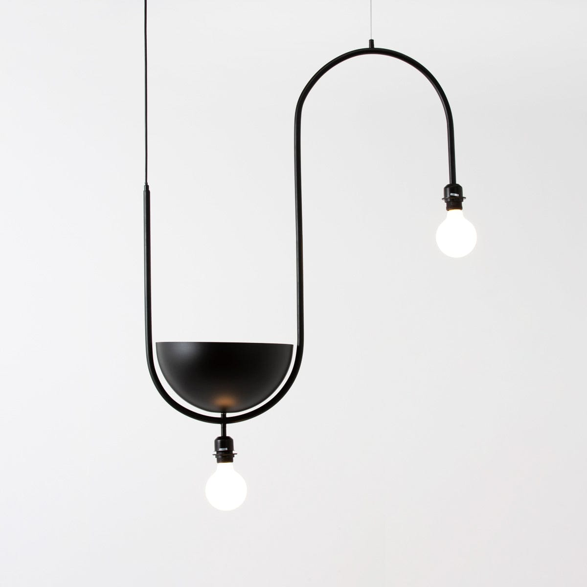 BELKI DUO Pendant Light - Modern Two-Light Hanging Fixture for Dining Room, Kitchen Island & Bedroom Lighting