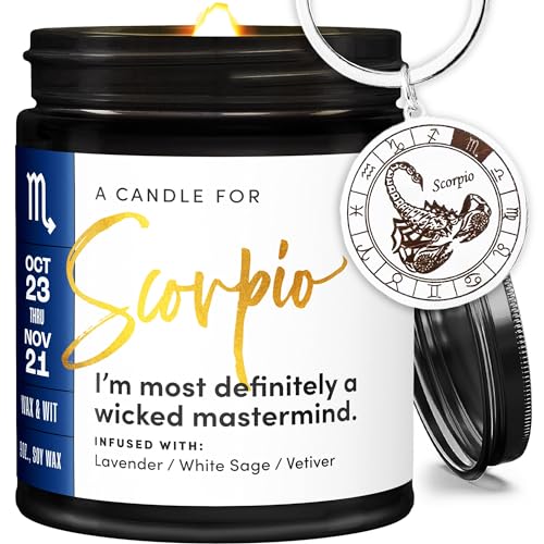 Scorpio Candle Black