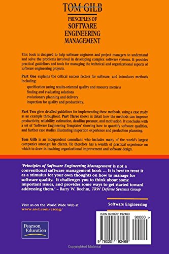 Principles of Software Engineering Management - Essential Guide for Project Managers | Improve Team Productivity & Software Development Process | Perfect for Tech Leads & Engineering Teams