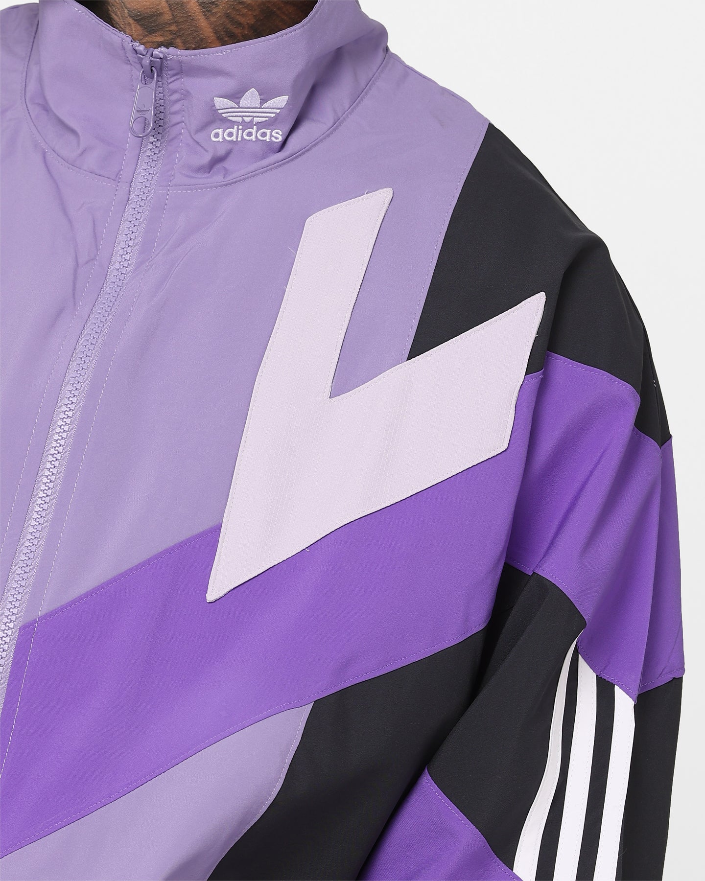 Adidas Tracktop 2 Jacket for Men & Women - Magic Lilac/Carbon - Lightweight Running Hoodie for Gym, Jogging & Outdoor Sports