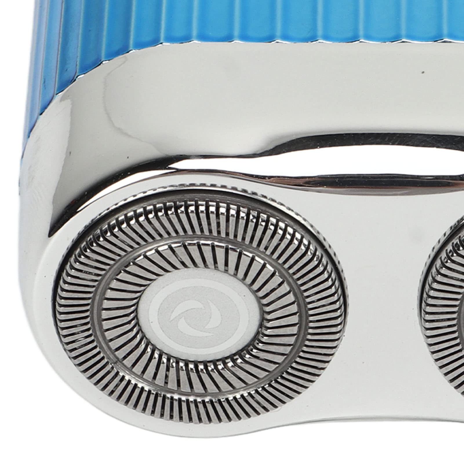 Premium Rotary Electric Shaver for Men - Waterproof, Rechargeable & Travel-Friendly with Dual Stainless Steel Blades - Ideal for Smooth Shaving at Home, Gym & Business Trips (Blue)