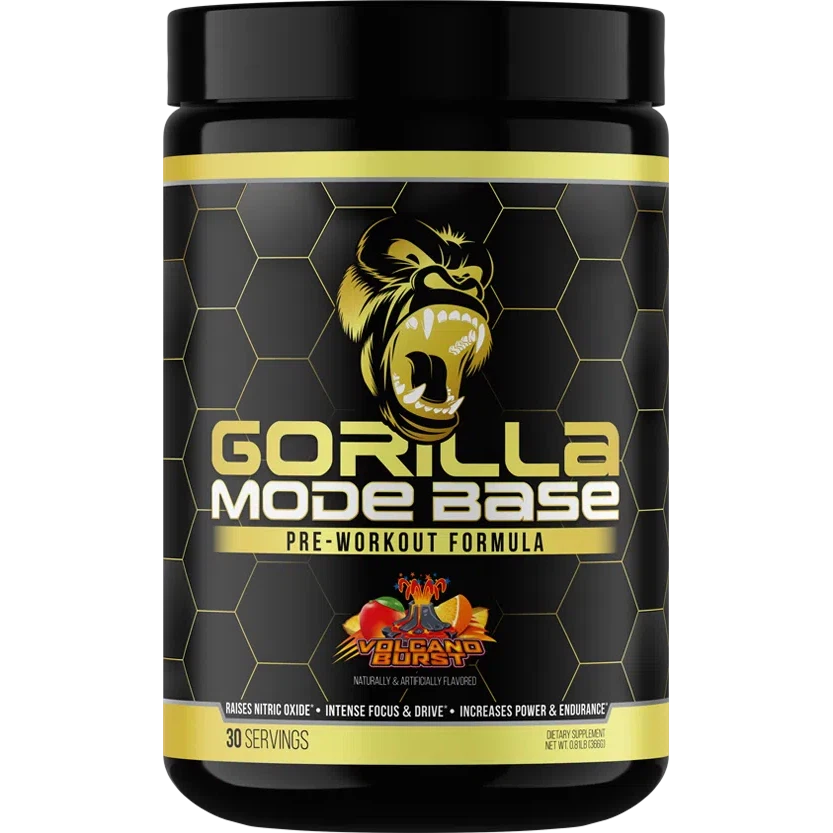 Gorilla Mind Gorilla Mode Base Pre-Workout Supplement - Boost Energy, Focus & Endurance for Intense Workouts | Gym, Bodybuilding & Fitness Training