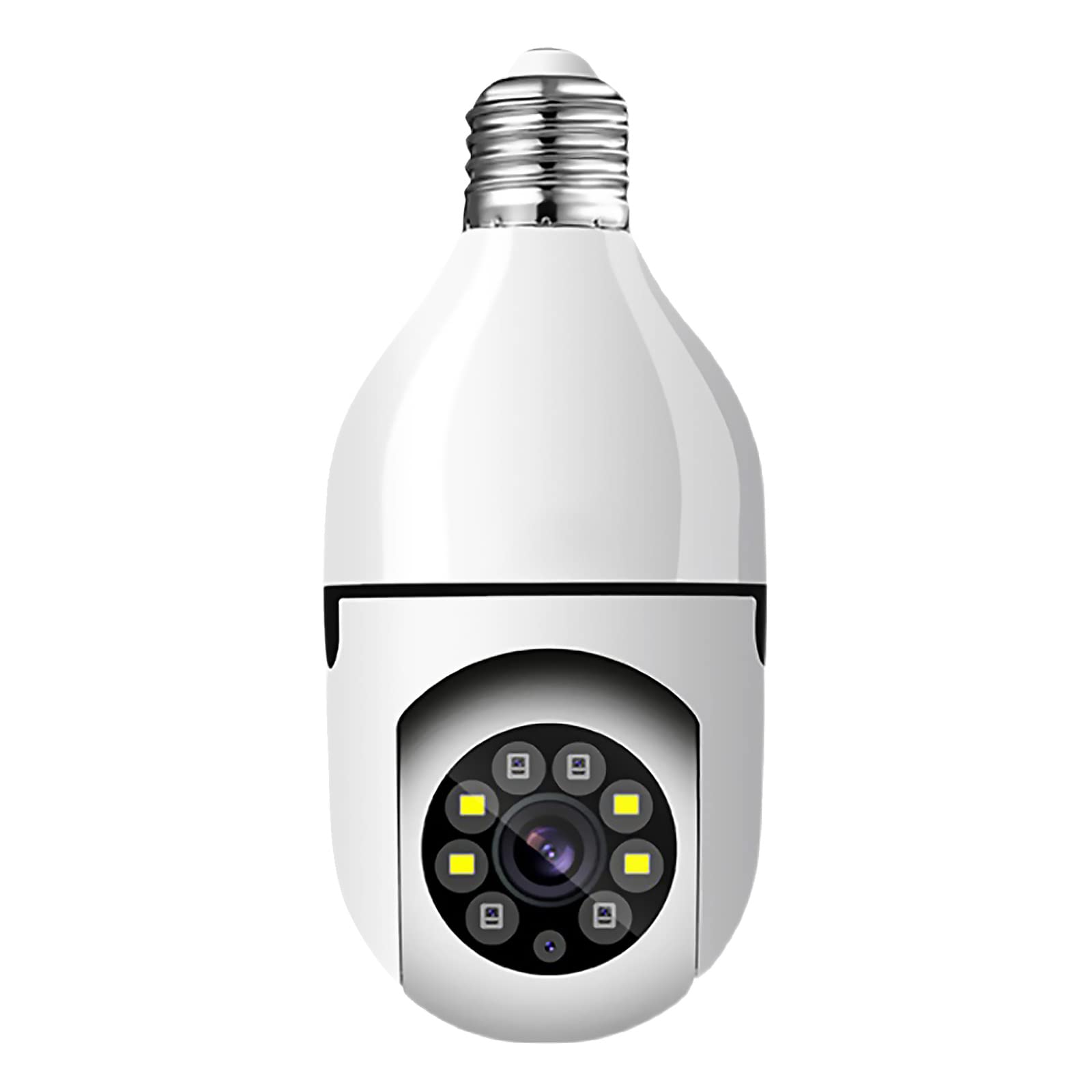 **TTSAM E27 Smart Light Bulb Security Camera - 1080P Full HD WiFi Wireless Indoor/Outdoor Camera with Night Vision & Remote Access - Perfect for Home, Office, and Garage Surveillance**