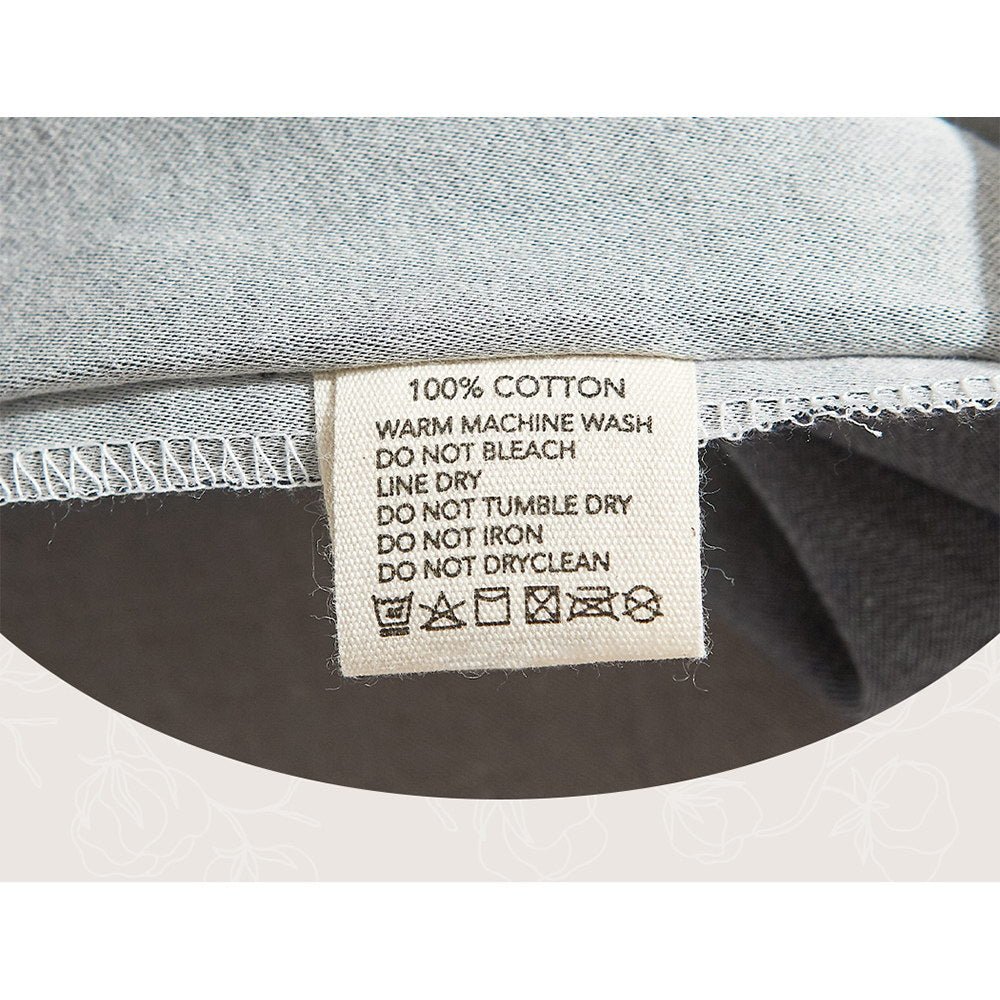 Premium 100% Cotton Sheet Set - Single Size, Soft & Breathable Bed Sheets in Dark Blue & Grey - Perfect for Bedroom, Guest Room, Dorm & Airbnb