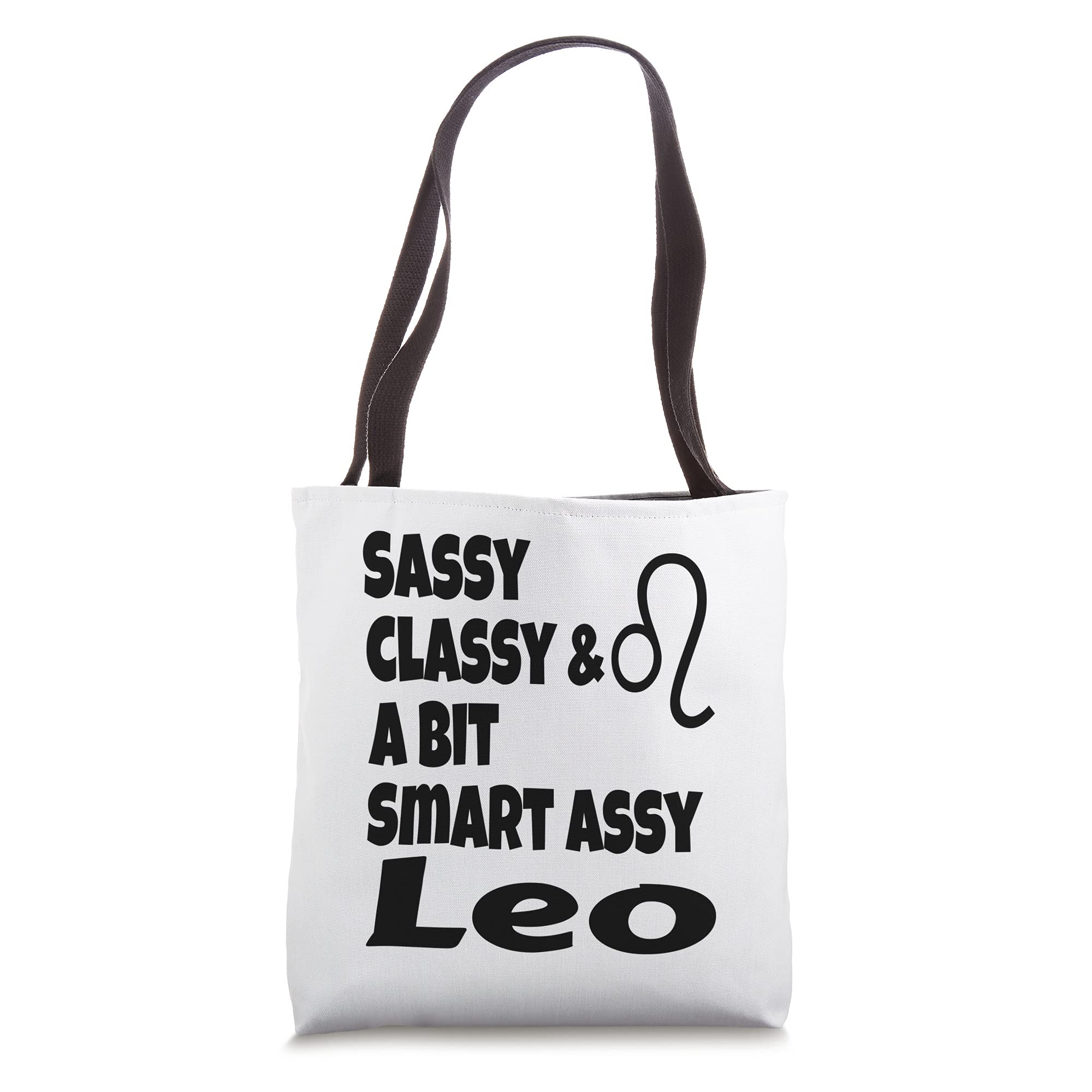 Funny Sassy Classy Leo Zodiac Sign Tote Bag - Perfect for Women's Birthday Gifts, Beach Trips & Daily Use