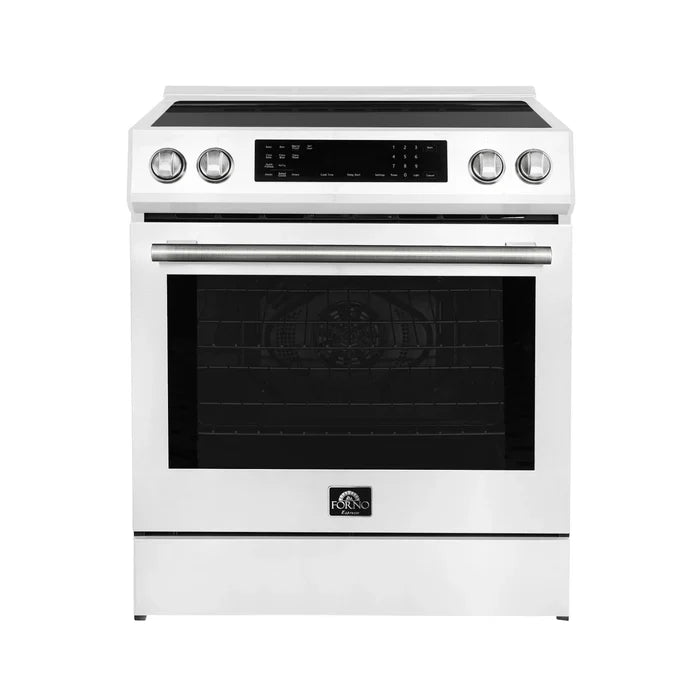 Forno Espresso Donatello 30 Inch Slide-In Induction Range with 5 Burners - FFSIN0905 | Energy Efficient Electric Stove for Modern Kitchens | Perfect for Baking, Cooking & Entertaining