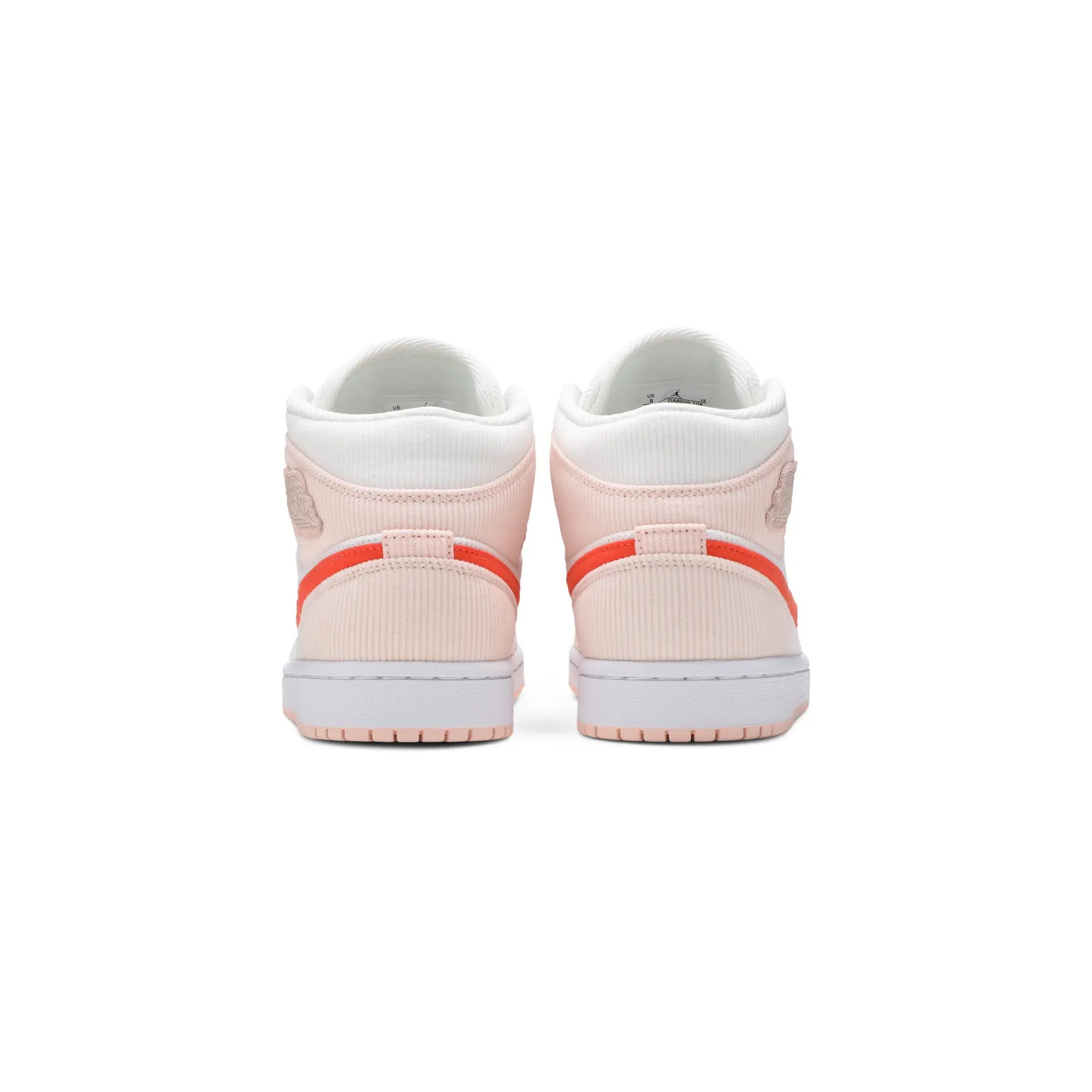 Air Jordan 1 Mid 'Corduroy Suede' Women's Sneakers - Comfortable Retro Basketball Shoes for Casual Wear & Street Fashion