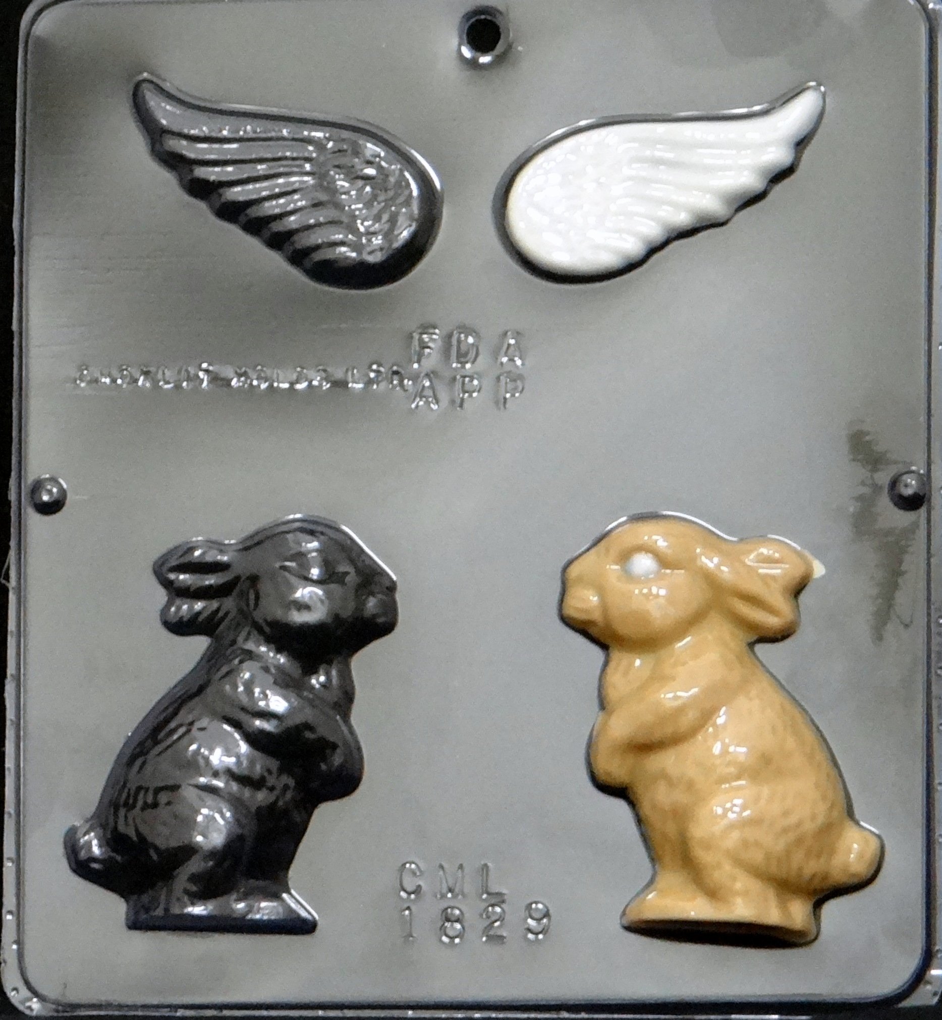 Easter Bunny Angel Chocolate Candy Mold for DIY Easter Treats - Perfect for Holiday Baking, Party Favors & Gift Making