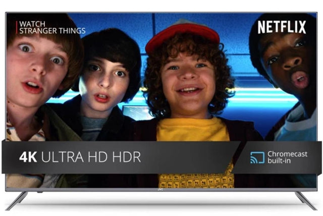 JVC 49-Inch Class 4K Ultra HD (2160P) HDR Smart LED TV with Built-in Chromecast (Model LT-49MA875) - Perfect for Home Theater, Gaming & Streaming Entertainment