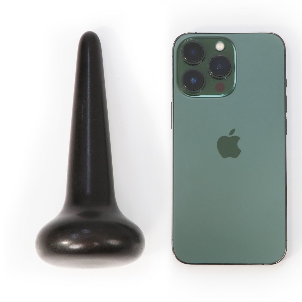 Professional Basalt Hot Stone Massage Tool - Nail-Shaped Trigger Point Therapy for Muscle Relief | Perfect for Spa, Home Relaxation & Deep Tissue Massage