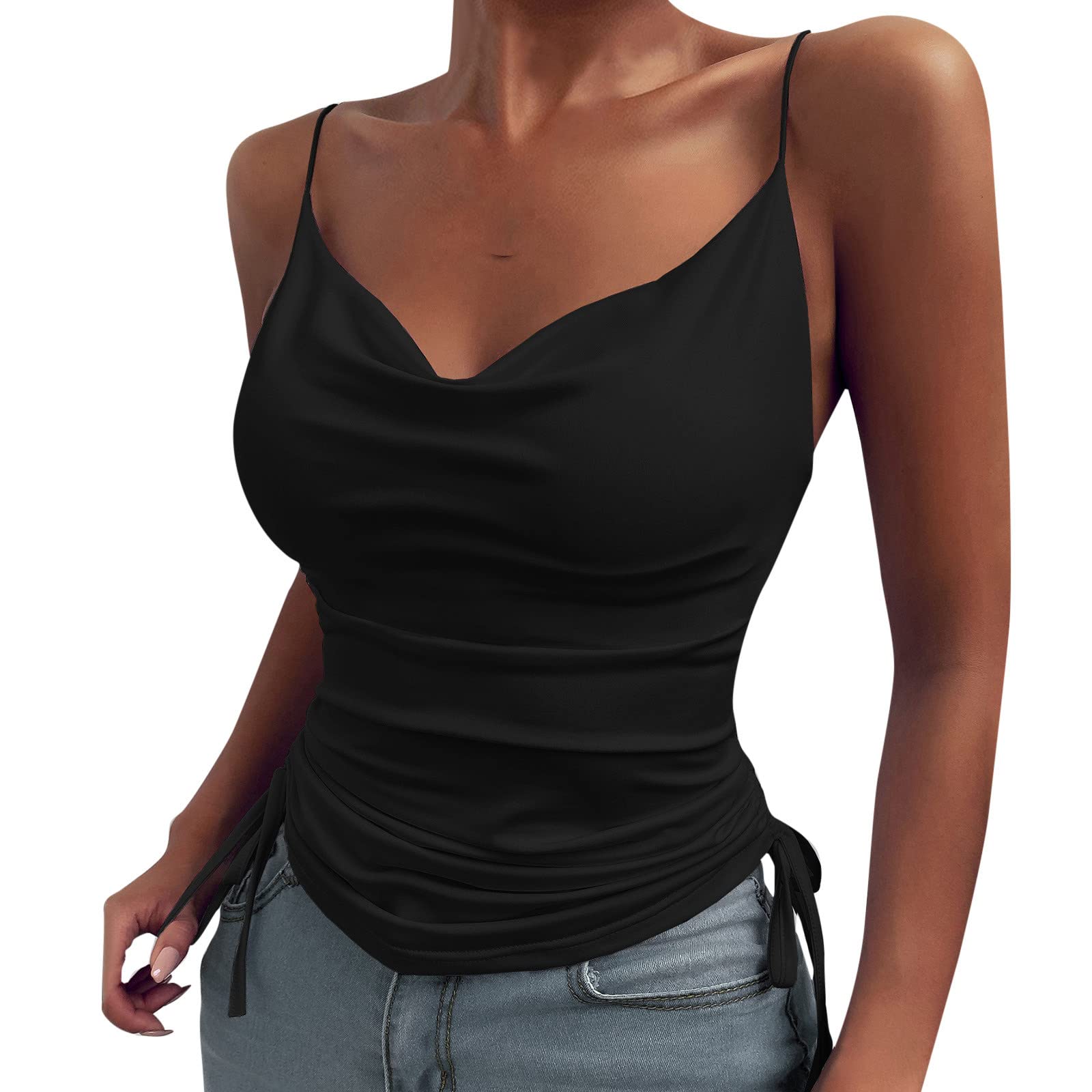 Women's Summer Tank Tops - Sleeveless Casual Loose Cami Shirts for Women | Perfect for Beach, Gym & Everyday Wear