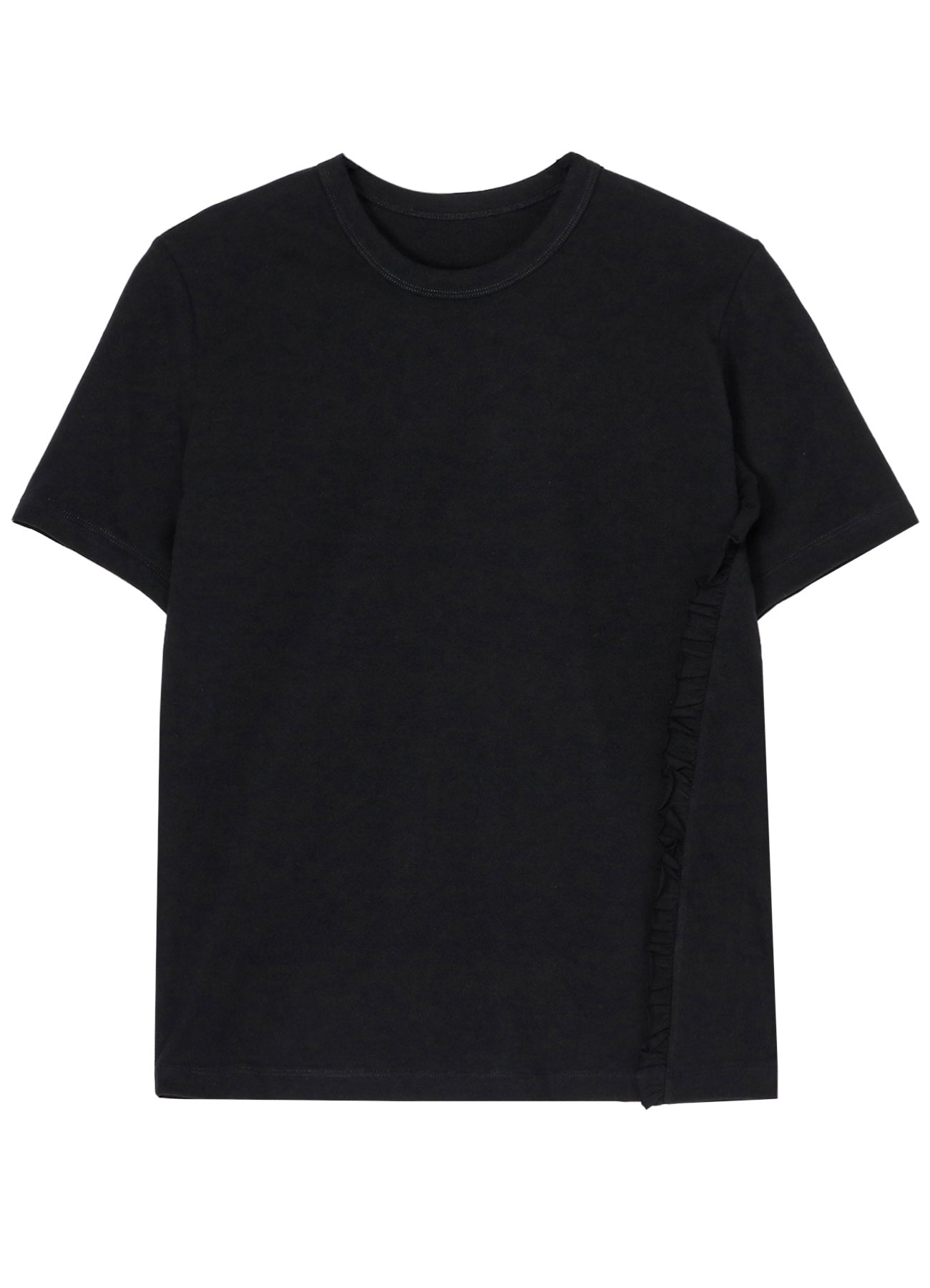 Stylish Cotton Jersey Frill T-Shirts for Women - Soft & Comfortable Casual Tees for Everyday Wear, Outings, and Layering