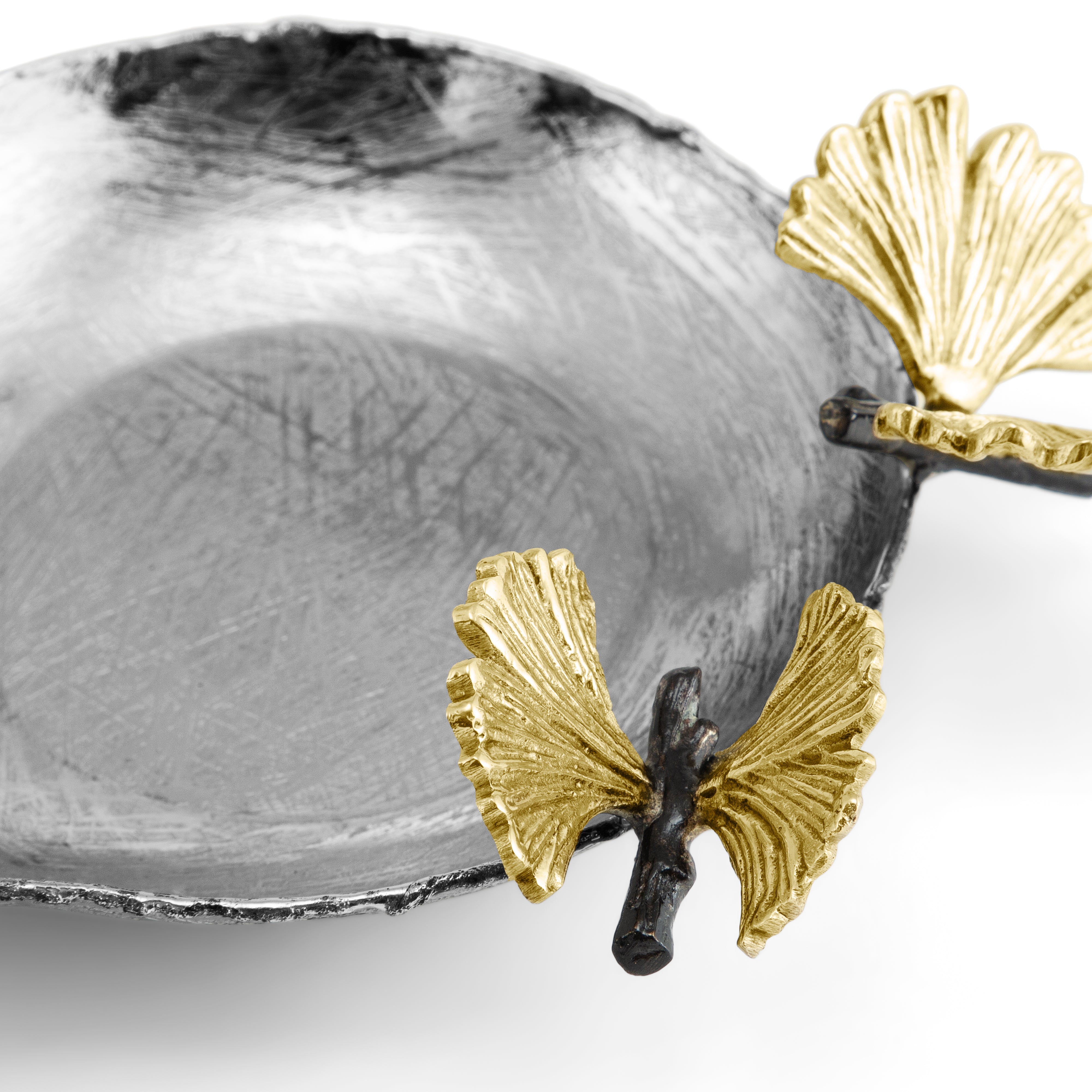 Butterfly Ginkgo Spoon Rest - Elegant Ceramic Spoon Holder for Kitchen Countertop - Perfect for Cooking, Serving & Dining Decor
