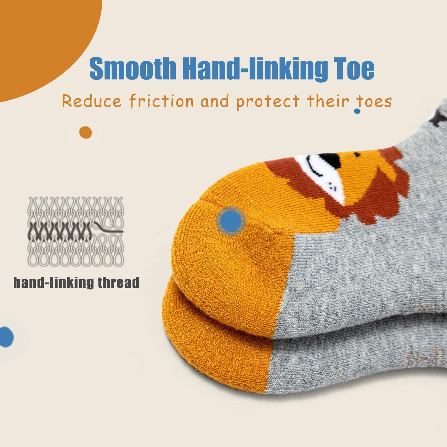 Warm Wool Socks for Boys - 6 Pairs Thermal Winter Crew Socks for Kids | Cozy & Comfortable for Outdoor Activities, School, and Cold Weather Play