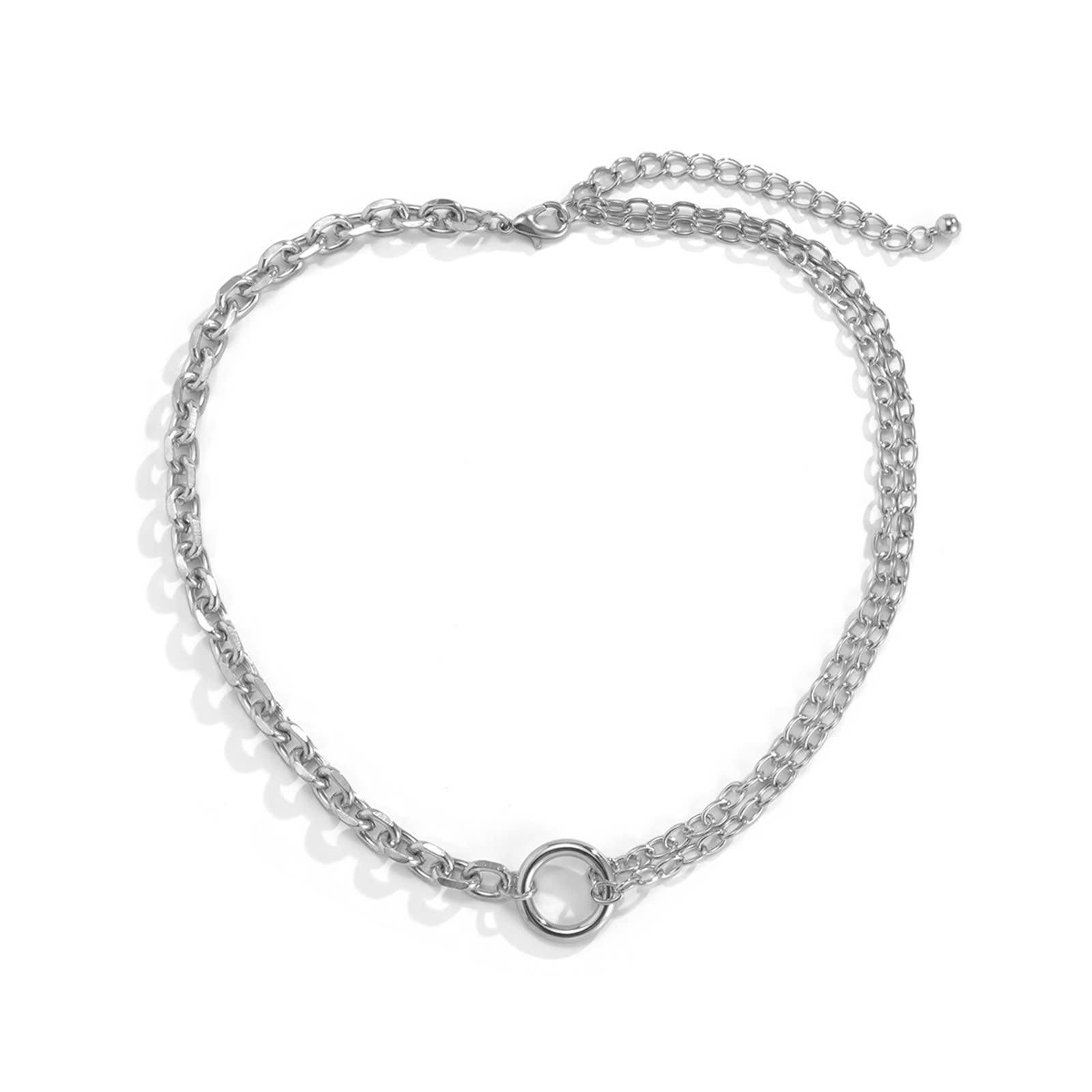 Bcughia Friendship Necklaces for Girls - Gold Plated Layered Necklace with Ring Design, Best Friend Jewelry Gift for Teen Girls & Women | Perfect for Birthdays, Anniversaries & Everyday Wear