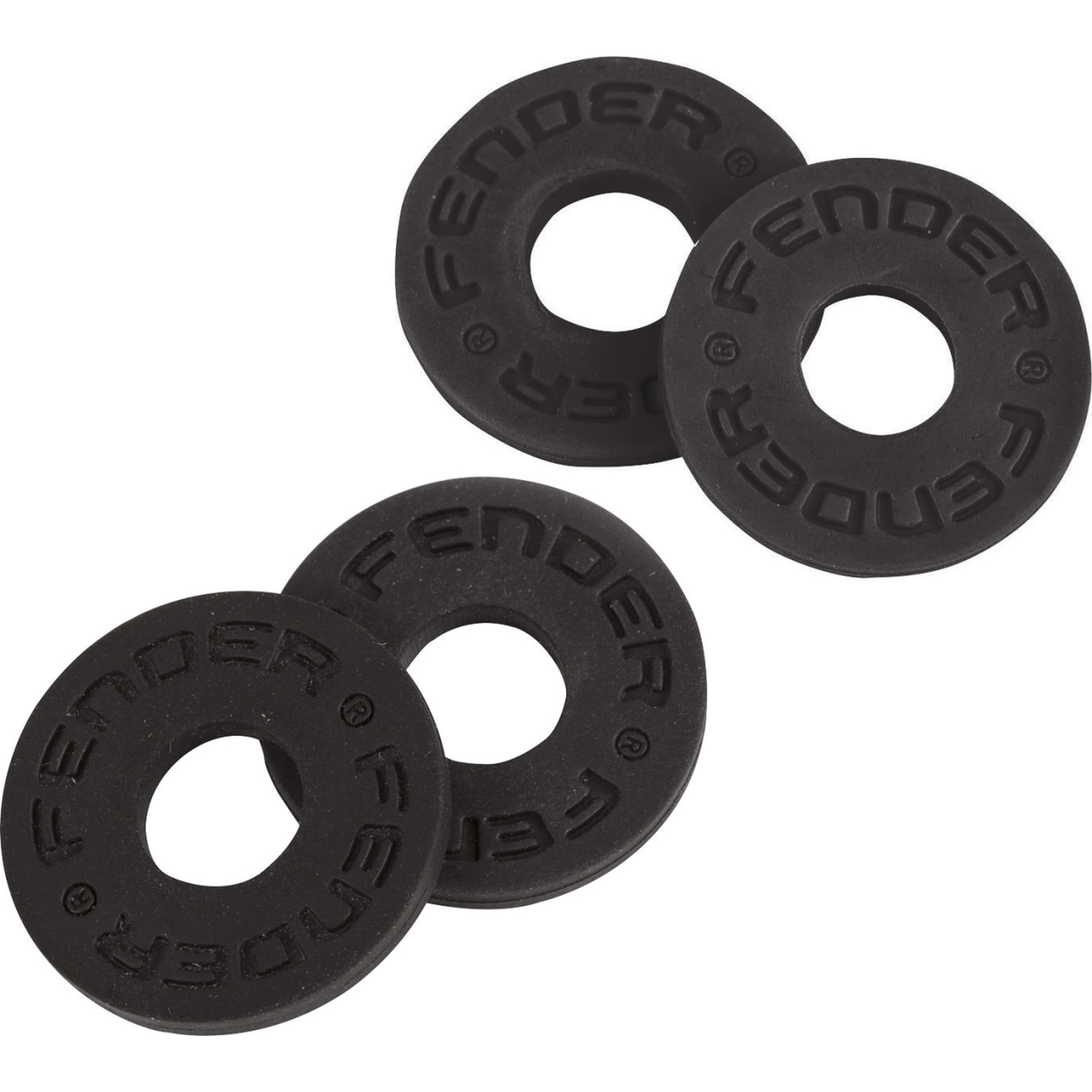 Fender Strap Blocks 4 Pack - Premium Guitar Strap Locks for Electric & Acoustic Guitars - Secure & Easy to Install - Black - Perfect for Live Performances & Studio Sessions