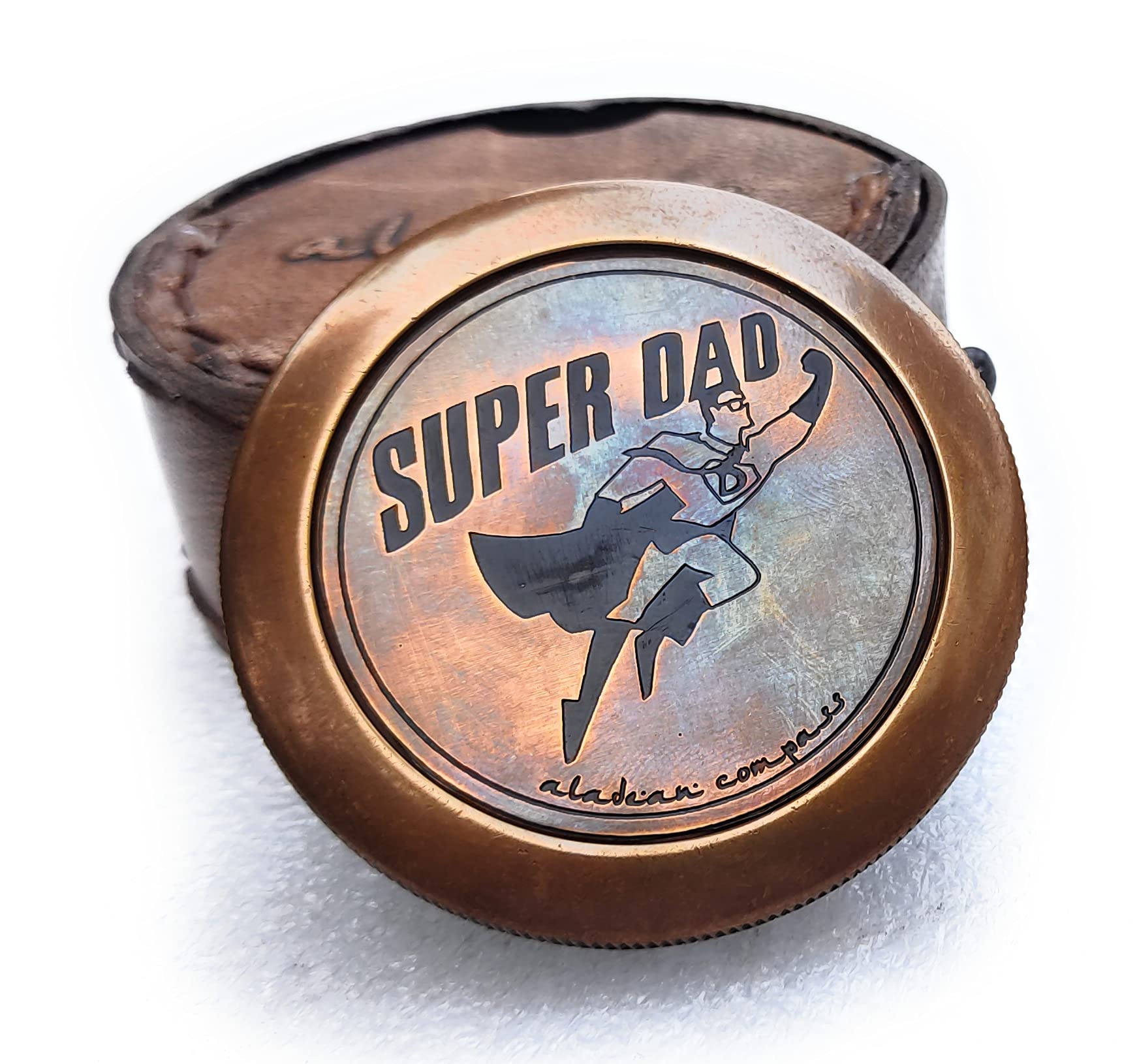 Personalized Engraved Compass Gift for Dad - Birthday Present from Son or Daughter | Unique Father's Day Gift for Dad, Stepdad, Papa & Daddy | Perfect for Outdoor Adventures, Hiking, Camping & Travel
