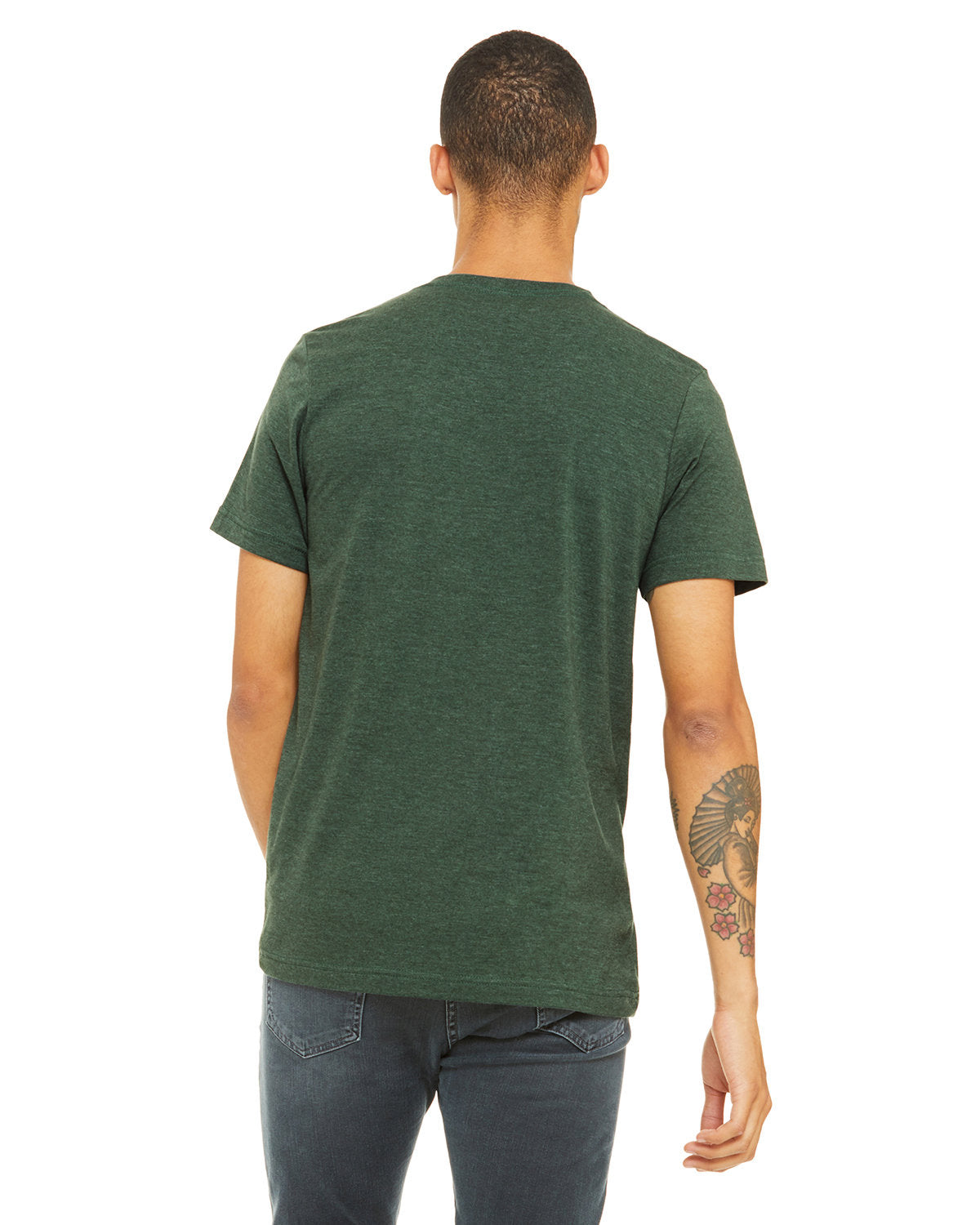 Bella + Canvas 3001CVC Unisex Heather CVC Crew Neck T-Shirt - Soft Cotton Blend for Everyday Wear, Street Style & Casual Outfits