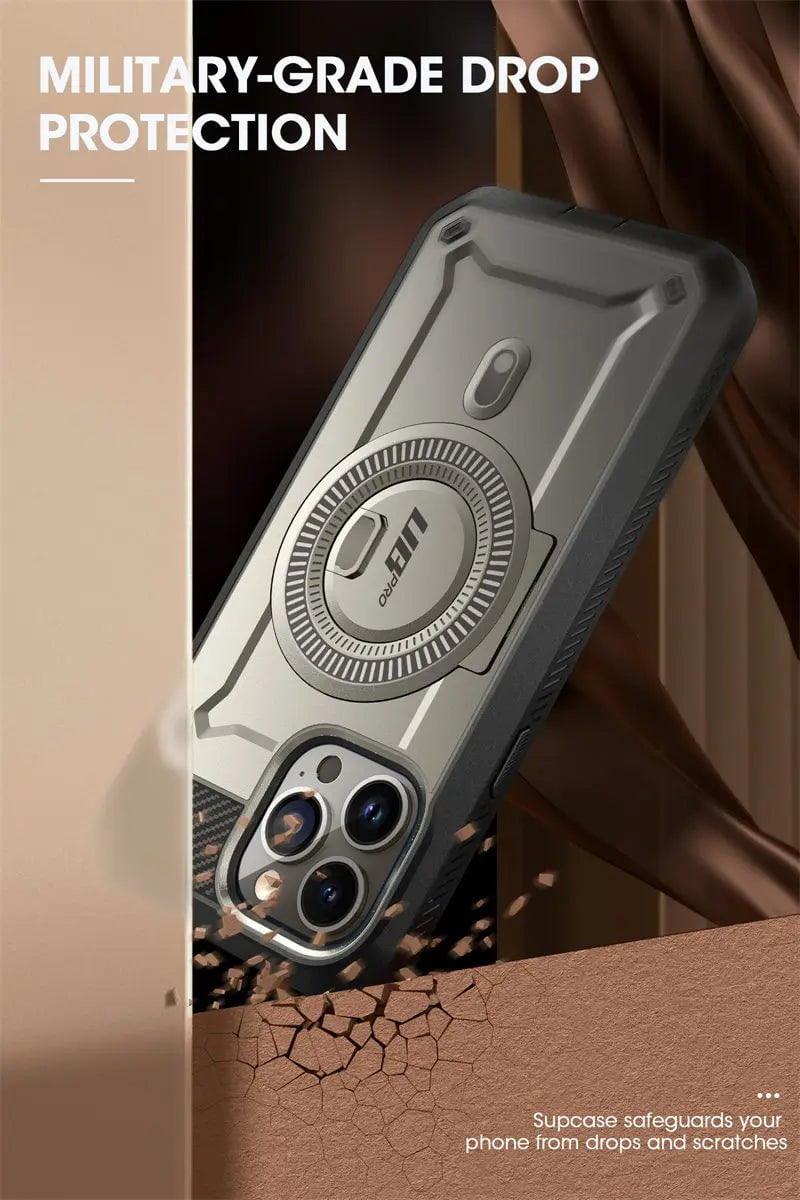 iPhone 15 Pro SUPCASE UB Pro Mag Full Body Protective Case with Magnetic Compatibility - Perfect for Outdoor Adventures, Work & Daily Use