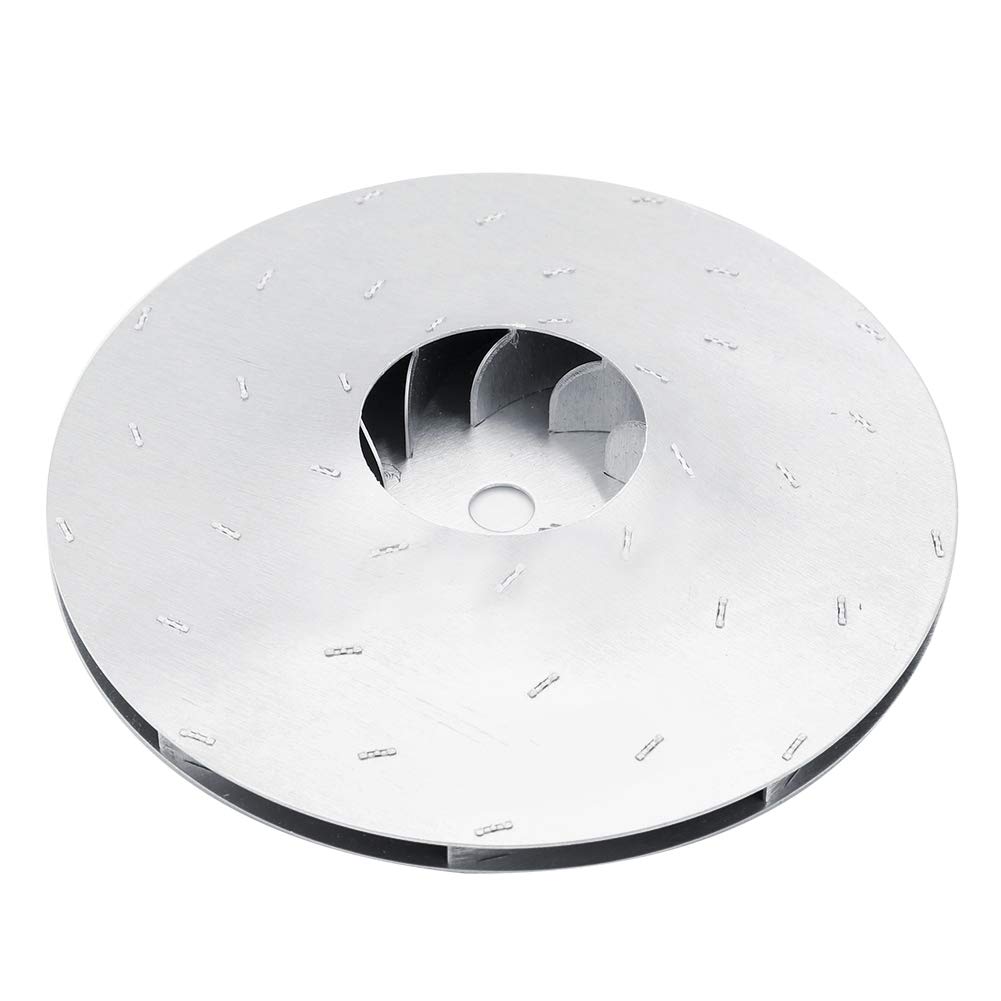 YOUTHINK 112mm/4.4 Inch Vacuum Cleaner Replacement Fan Motor with Aluminum Blade - High Performance Rotating Fan Accessory for 112mm Diameter Vacuums (125mm Impeller) - Perfect for Home Cleaning, Workshop Maintenance & Industrial Vacuum Systems