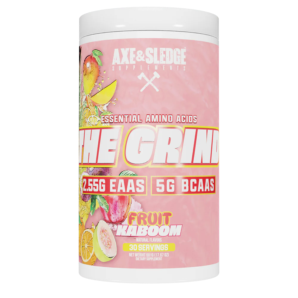 Axe & Sledge The Grind 501g Premium Pre-Workout Powder - Boost Energy & Focus for Intense Gym Training & Bodybuilding
