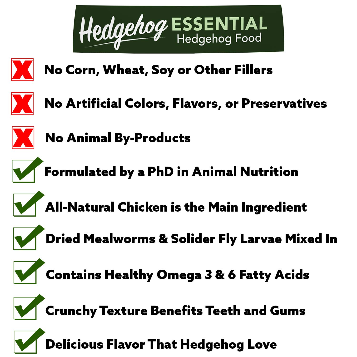 Exotic Nutrition Hedgehog Home & Starter Kit - Durable Cage, Exercise Wheel, Healthy Hedgehog Food, Natural Treats, Multi-Vitamin & Hideout for Small Pets - Perfect for Hedgehog Habitat Setup & Daily Care