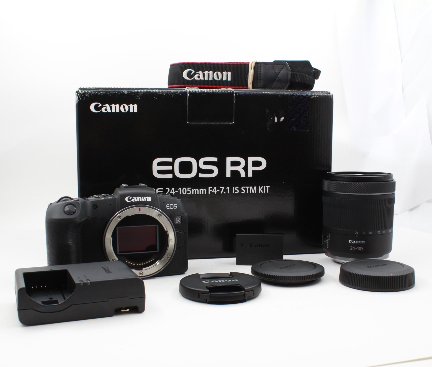 Open Box Excellent Condition Canon EOS RP Mirrorless Digital Camera with RF 24-105mm f/4-7.1 IS STM Lens Kit - Perfect for Travel Photography, Vlogging & Professional Portraits