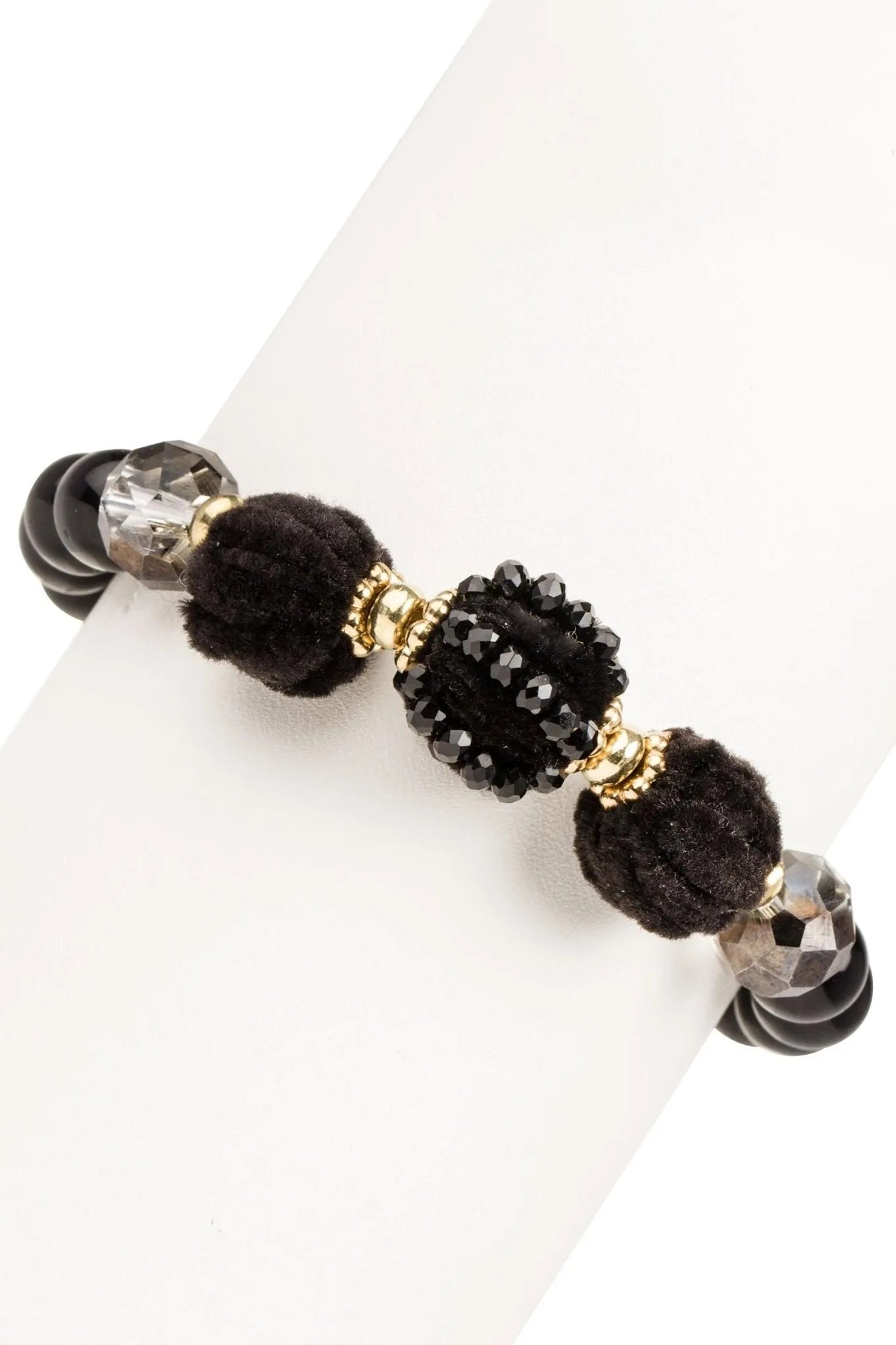 Multi Beaded Stretch Bracelet for Women - Adjustable Elastic Beaded Bracelets Set - Fashion Jewelry for Casual Wear, Parties & Gifts