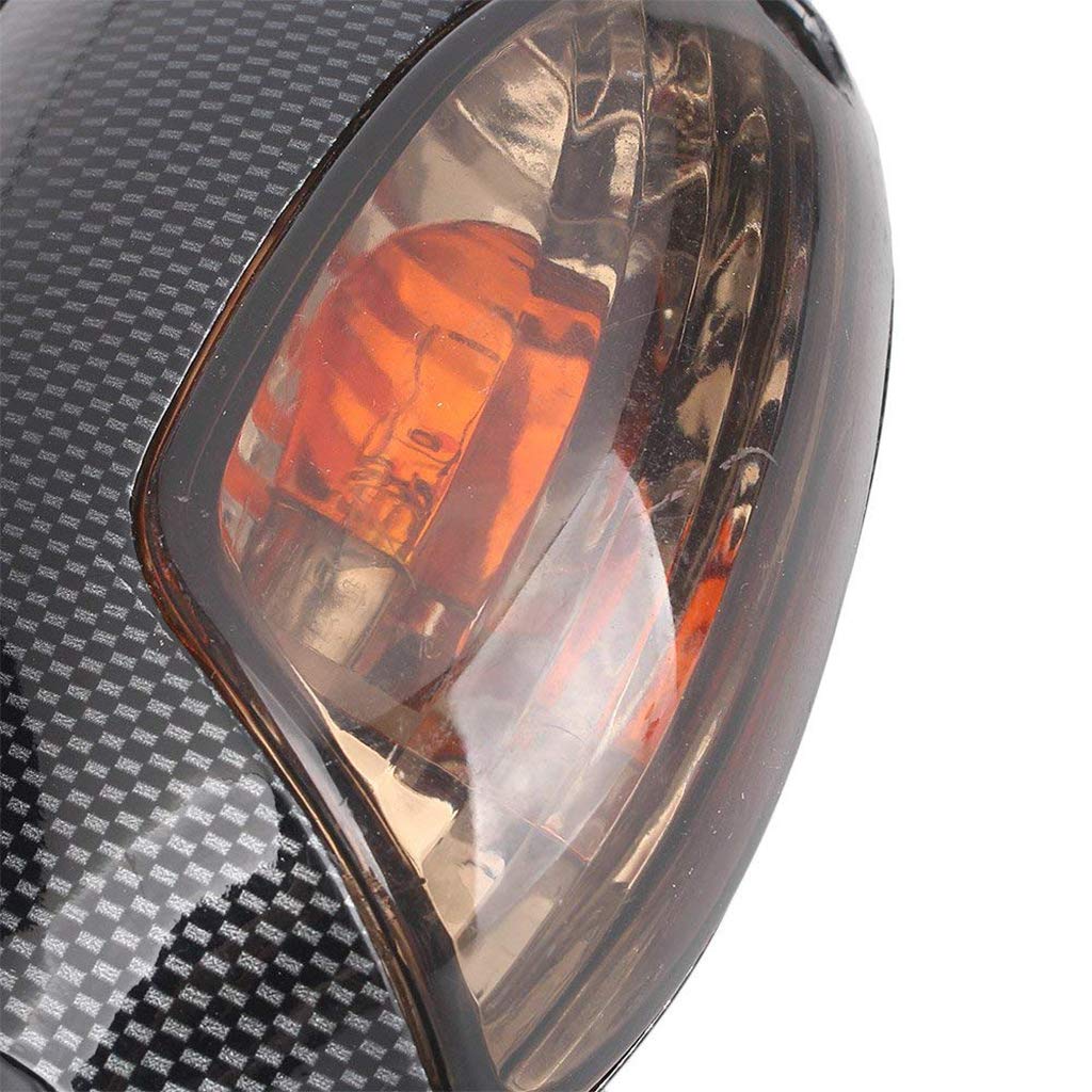 Universal Motorcycle Rear View Side Mirrors for Suzuki GSXR 600 750 1000 (2005-2015) - Adjustable Convex Design for Enhanced Safety - Perfect for Street Bikes, Racing & Commuting