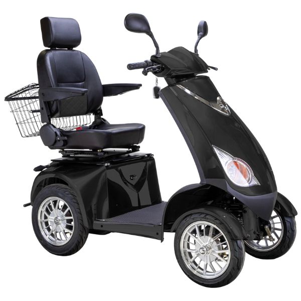 Premium Platinum Bariatric 4-Wheel Mobility Scooter for Heavy Adults - Heavy Duty Electric Wheelchair for Indoor & Outdoor Use - Ideal for Shopping, Travel, and Daily Mobility Assistance