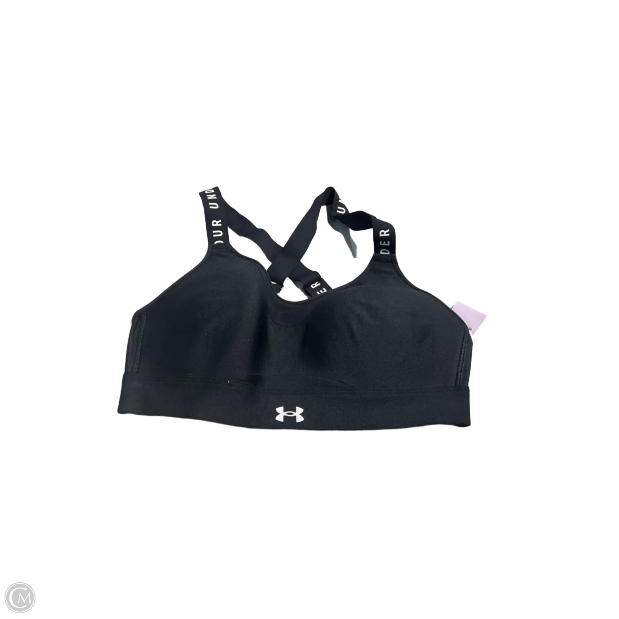 Under Armour Women's Medium Black Athletic Sports Bra - High Support for Running, Yoga & Gym Workouts