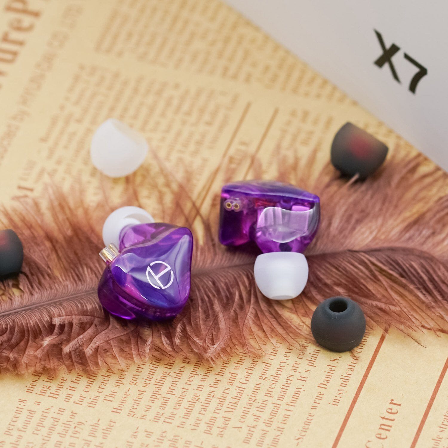TRN X7 7 Balanced Armature Drivers In-Ear Monitors - HiFi Earphones for Audiophiles, Musicians & Gamers - Perfect for Studio Recording, Live Performances & Mobile Gaming
