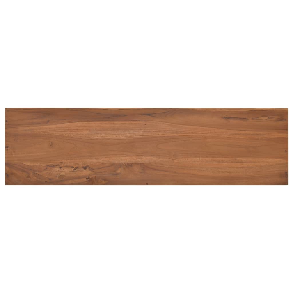 Mid-Century Modern TV Stand with 1 Shelf & 3 Drawers - Rustic Brown Wood Entertainment Center for Living Room | Perfect for 55-75 Inch TVs, Home Theater Setup & Living Room Organization