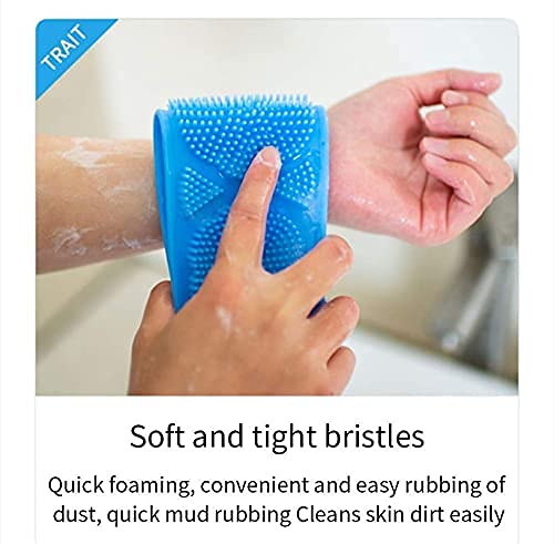 JOTKAPARKASH Body Back Scrubber - Dual-Sided Exfoliating Brush for Deep Skin Cleansing & Dead Skin Removal - Shower Massage Scrub Belt - Easy to Clean (2-Pack) - Perfect for Spa, Bath & Home Relaxation