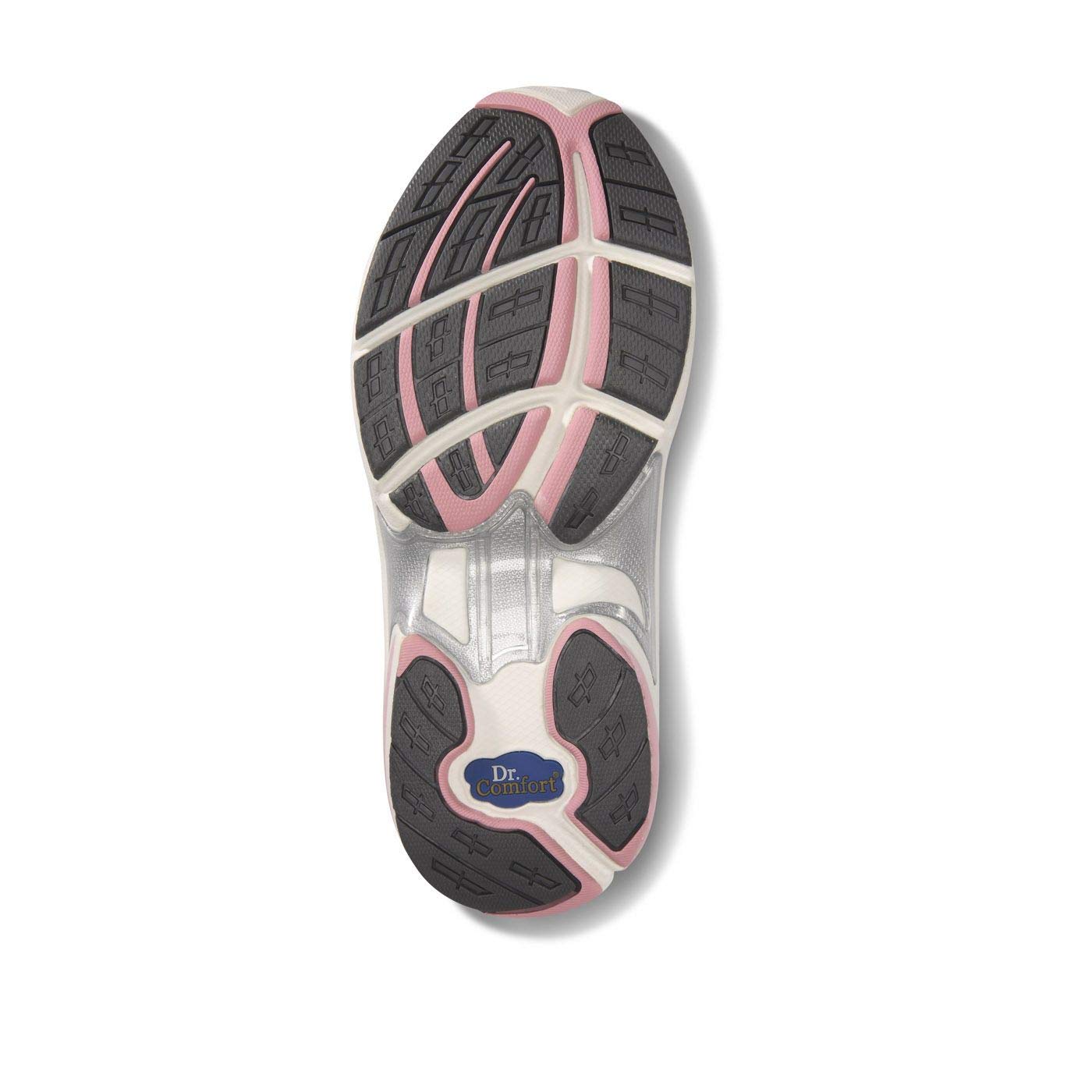 Dr. Comfort Victory White Therapeutic Shoes for Women with Gel Inserts - Stylish Closure - Women's Sneakers & Athletic Shoes for Plantar Fasciitis, Diabetes & Comfort Walking