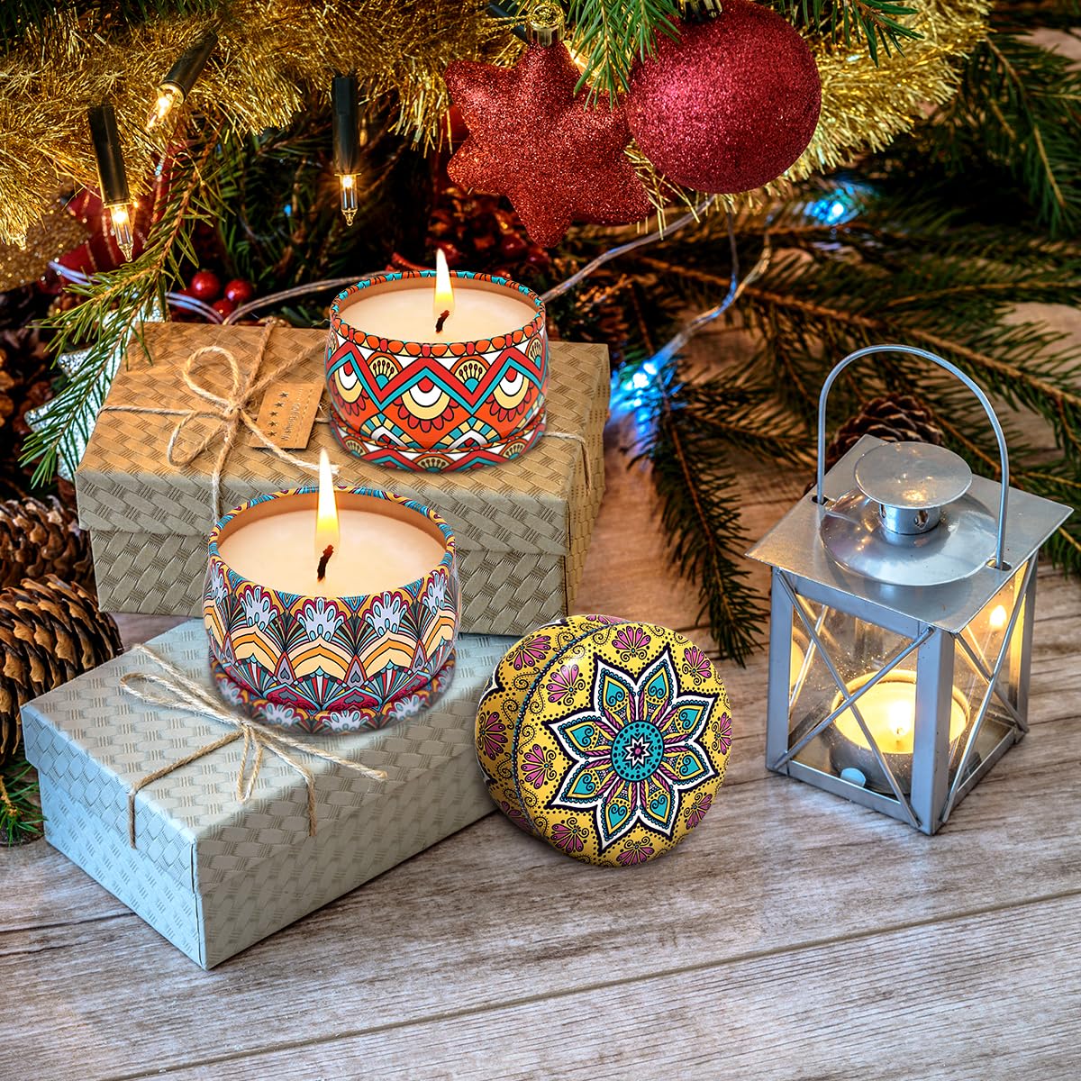 3 Pack Scented Soy Wax Candles - Aromatherapy Stress Relief, Relaxing Gifts for Women, Perfect for Thanksgiving, Christmas, Housewarming & Birthday - Ideal for Home Spa, Yoga, Meditation & Romantic Dinners