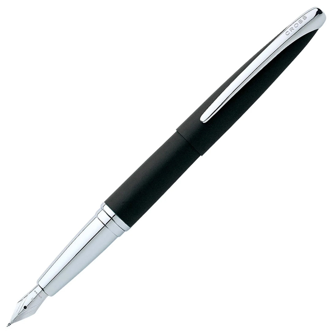 Premium Cross ATX Fountain Pen in Basalt Black - Elegant Writing Instrument for Professionals & Students - Perfect for Office, School & Gift Giving