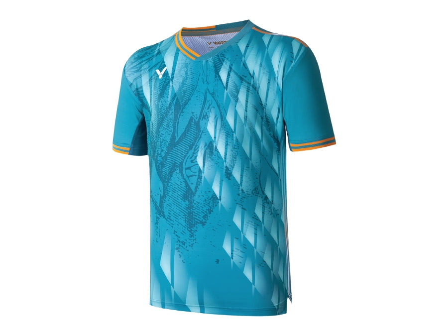 Victor T-45000F Men's Badminton Shirt - Lightweight Quick-Dry Performance Top for Competitive Play & Training - Perfect for Tournaments, Club Matches & Gym Sessions