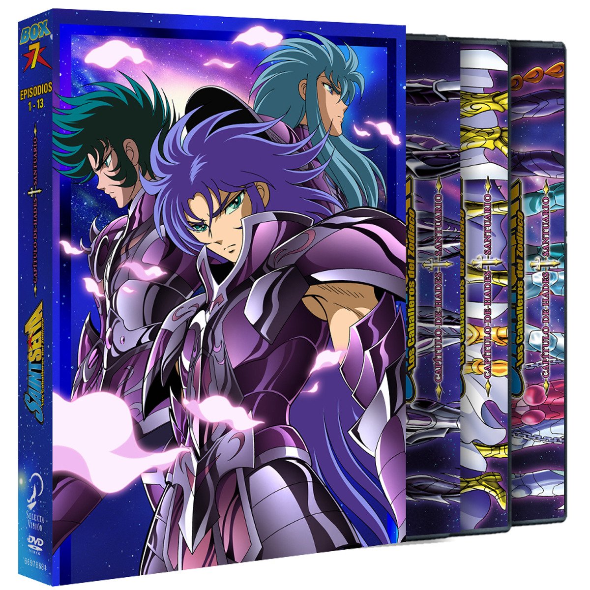 Saint Seiya: Hades Saga - Complete Box Set 7 [PAL Import Spain] - Anime DVD Collection for Fans & Collectors | Perfect for Home Viewing & Gifts